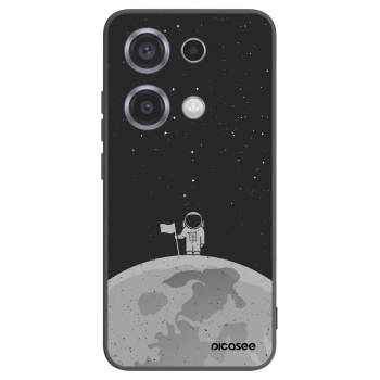 Picasee silikonový černý obal pro Xiaomi Redmi Note 14S - Astronaut