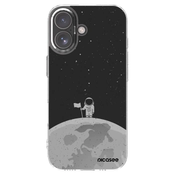 Picasee silikonový průhledný obal pro Apple iPhone 17 - Astronaut