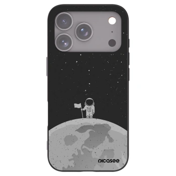 Picasee silikonový černý obal pro Apple iPhone 17 Pro - Astronaut