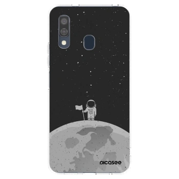 Picasee silikonový průhledný obal pro Samsung Galaxy A40 A405F - Astronaut