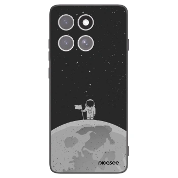 Picasee silikonový černý obal pro Motorola Edge 60 Fusion - Astronaut