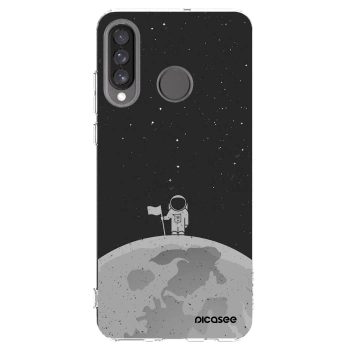 Picasee silikonový průhledný obal pro Huawei P30 Lite - Astronaut