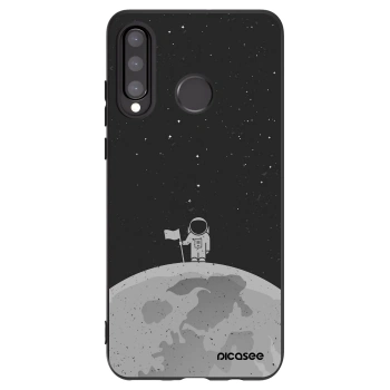Picasee silikonový černý obal pro Huawei P30 Lite - Astronaut