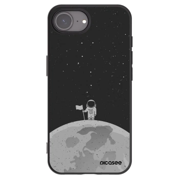 Picasee silikonový černý obal pro Apple iPhone 17e - Astronaut