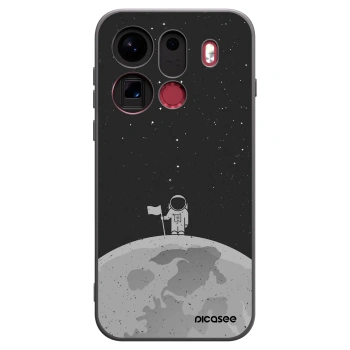 Picasee silikonový černý obal pro OPPO Find X9 Pro - Astronaut