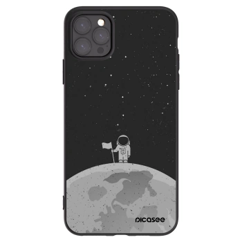 Picasee silikonový černý obal pro Apple iPhone 11 Pro Max - Astronaut