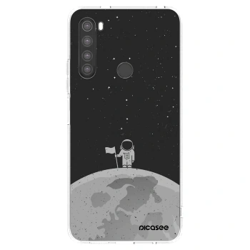 Picasee silikonový průhledný obal pro Xiaomi Redmi Note 8 - Astronaut