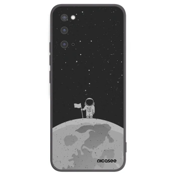 Picasee silikonový černý obal pro Samsung Galaxy S20 G980F - Astronaut