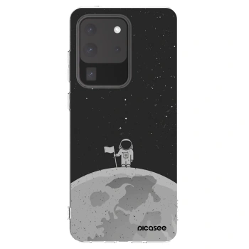 Picasee silikonový průhledný obal pro Samsung Galaxy S20 Ultra 5G G988F - Astronaut
