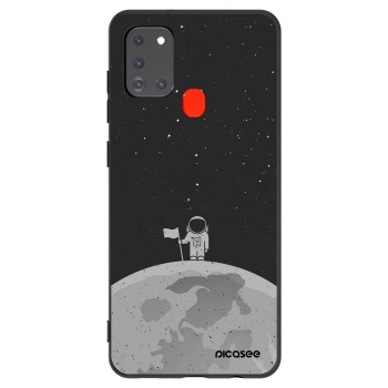 Picasee silikonový černý obal pro Samsung Galaxy A21s - Astronaut