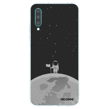 Picasee silikonový průhledný obal pro Samsung Galaxy A30s A307F - Astronaut