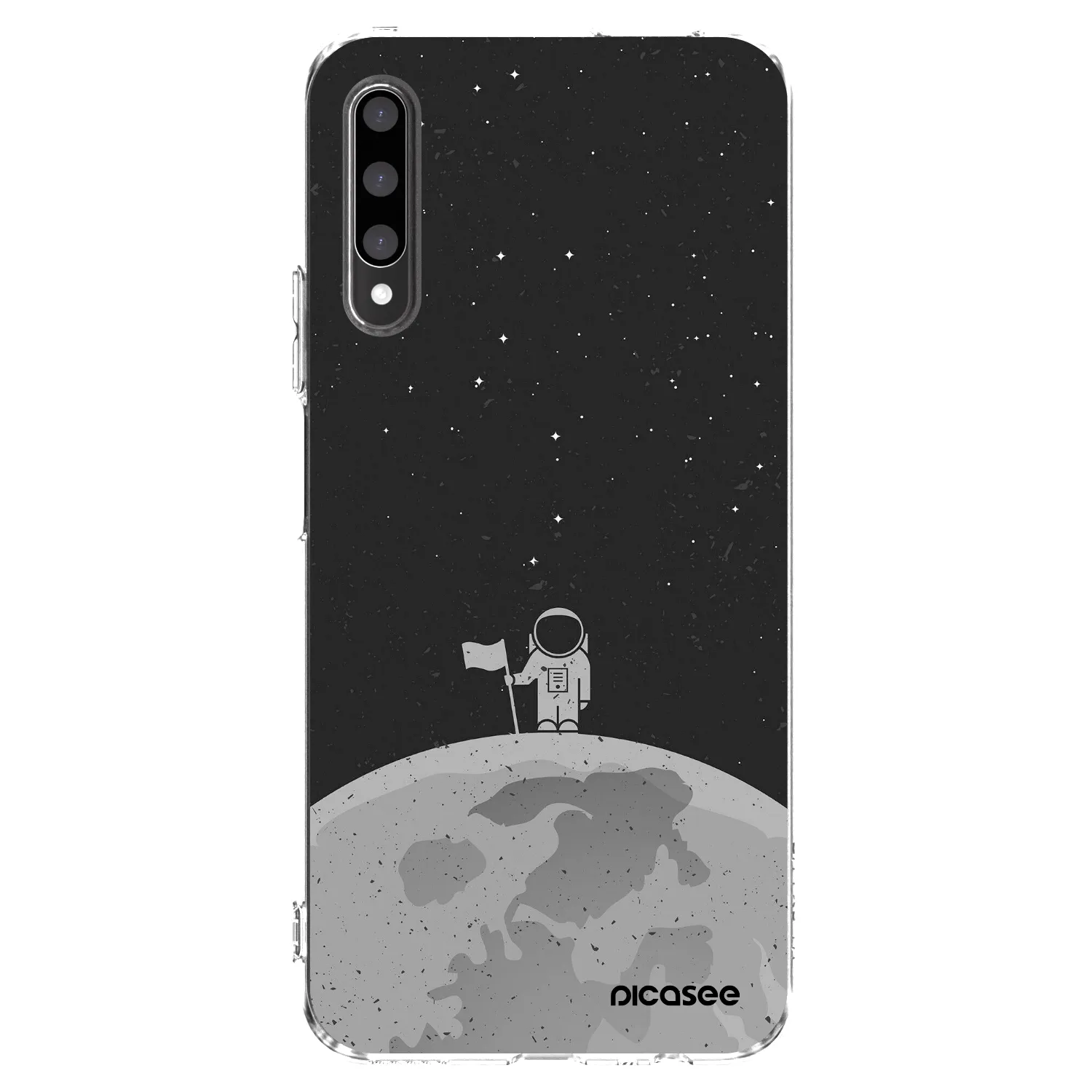 Picasee silikonový průhledný obal pro Honor 9X Pro - Astronaut