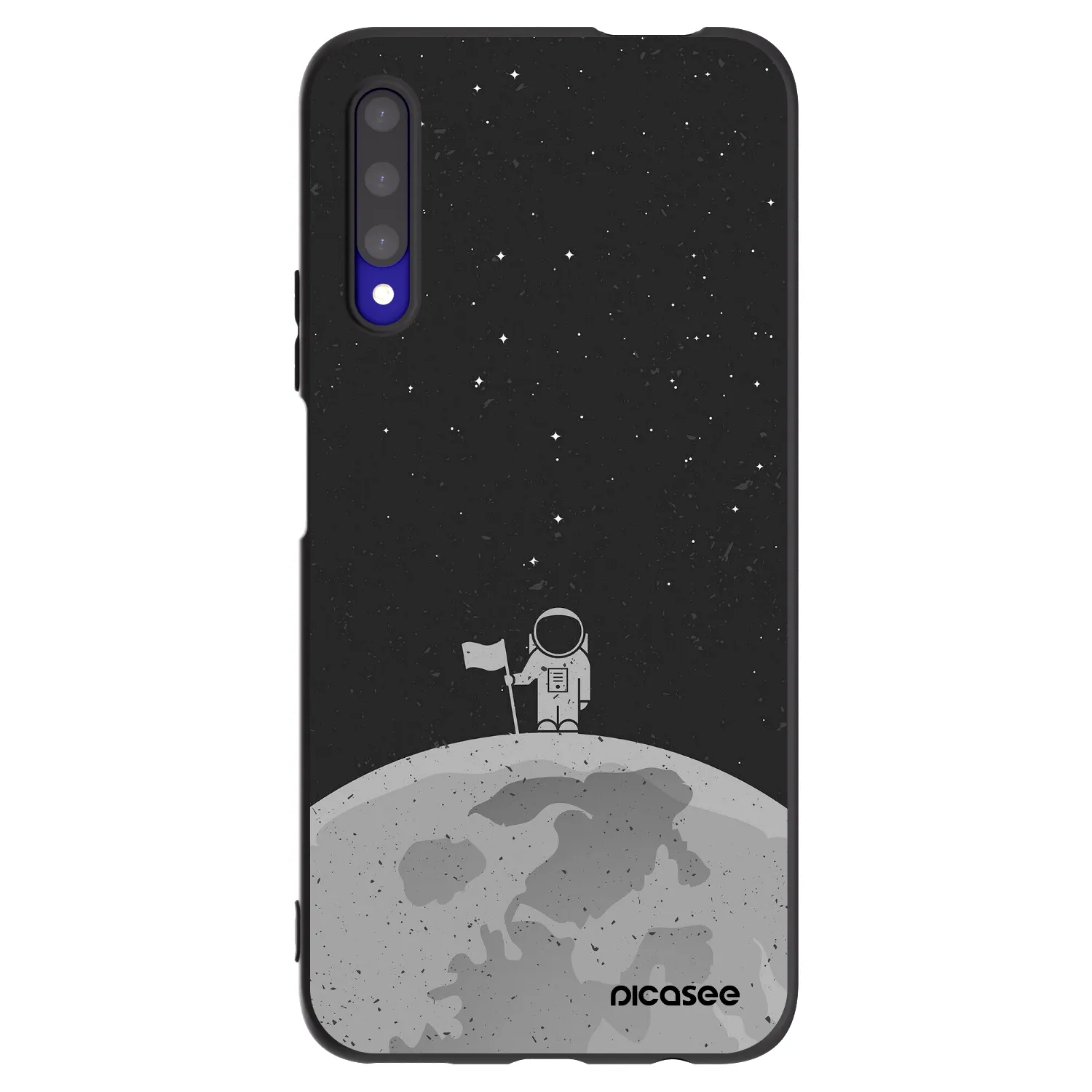 Picasee silikonový černý obal pro Honor 9X Pro - Astronaut