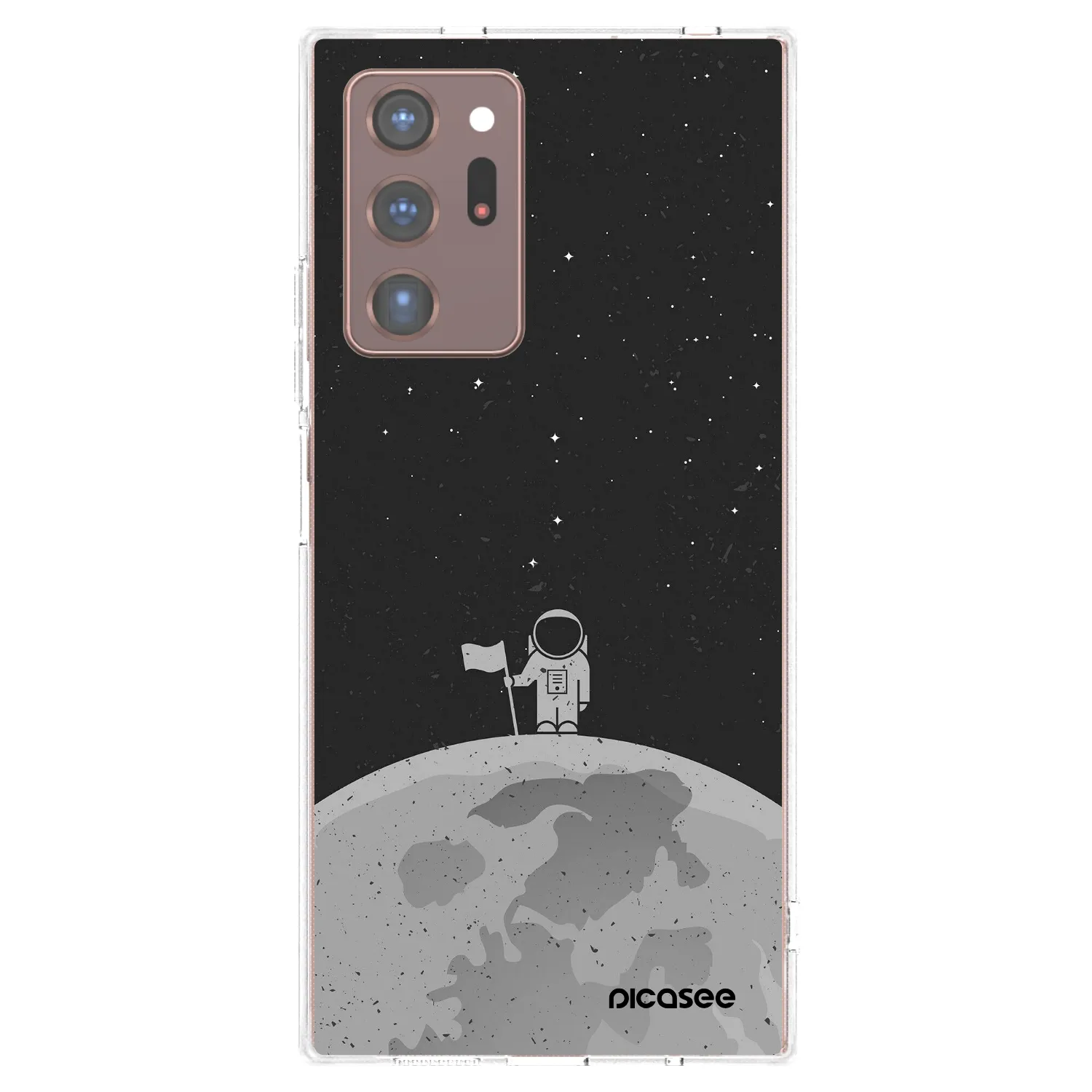 Picasee silikonový průhledný obal pro Samsung Galaxy Note 20 Ultra - Astronaut