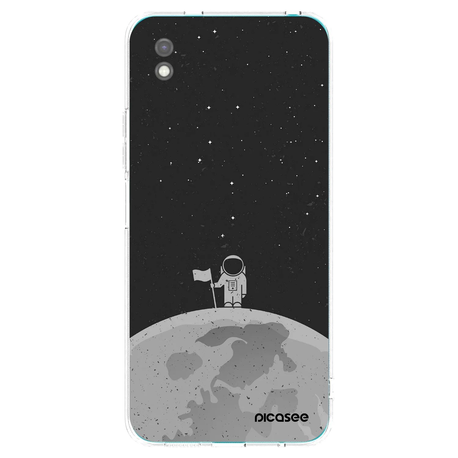 Picasee silikonový černý obal pro Xiaomi Redmi 9A - Astronaut