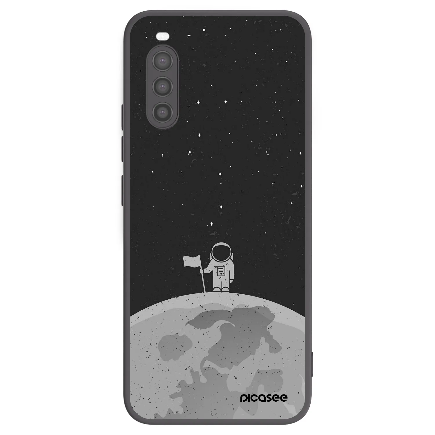 Picasee silikonový černý obal pro Sony Xperia 10 II - Astronaut