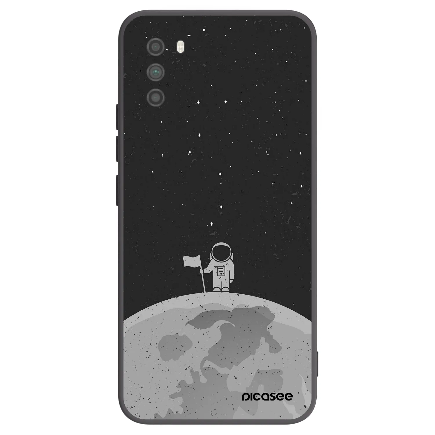 Picasee silikonový černý obal pro Xiaomi Poco M3 - Astronaut