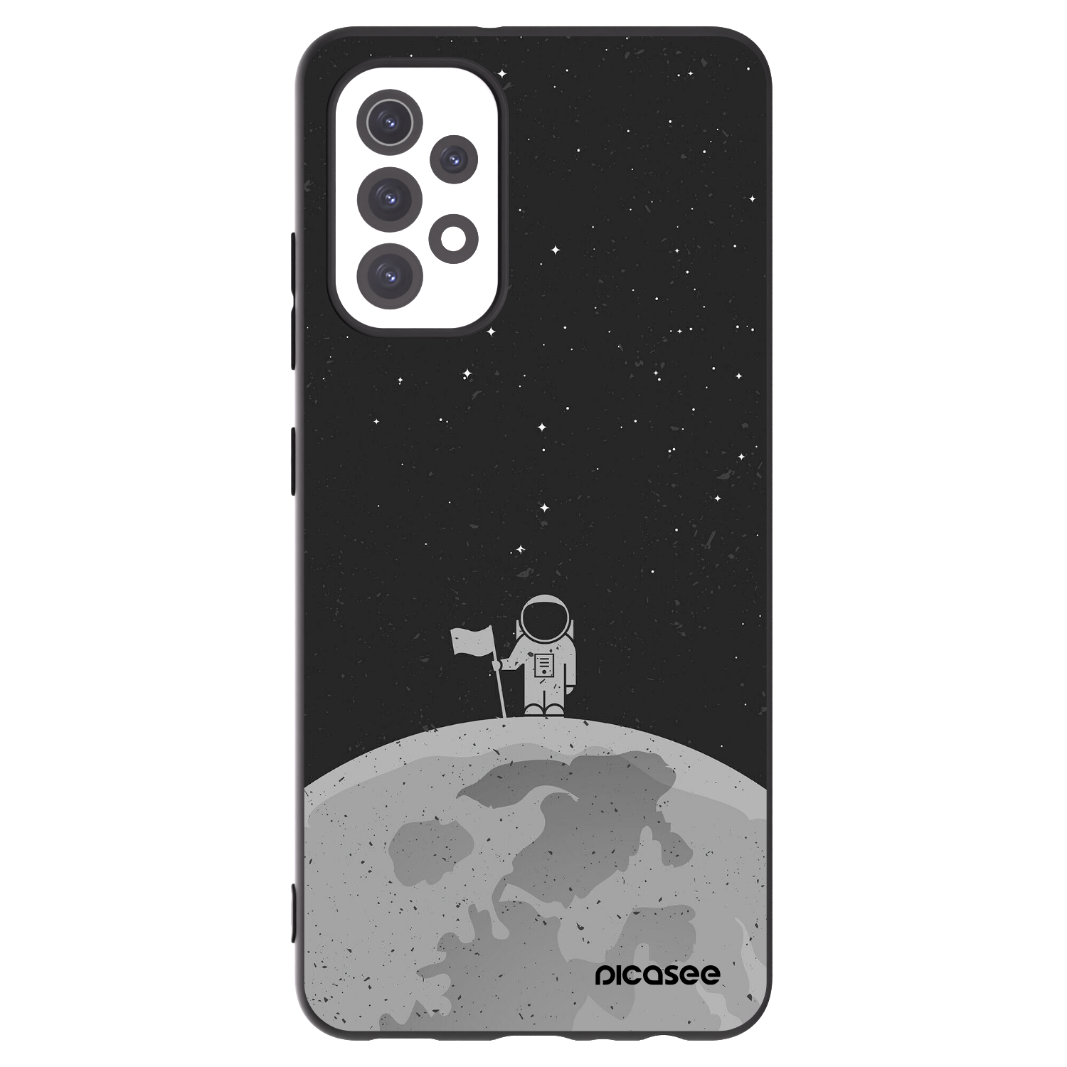 Picasee silikonový černý obal pro Samsung Galaxy A32 5G A326B - Astronaut