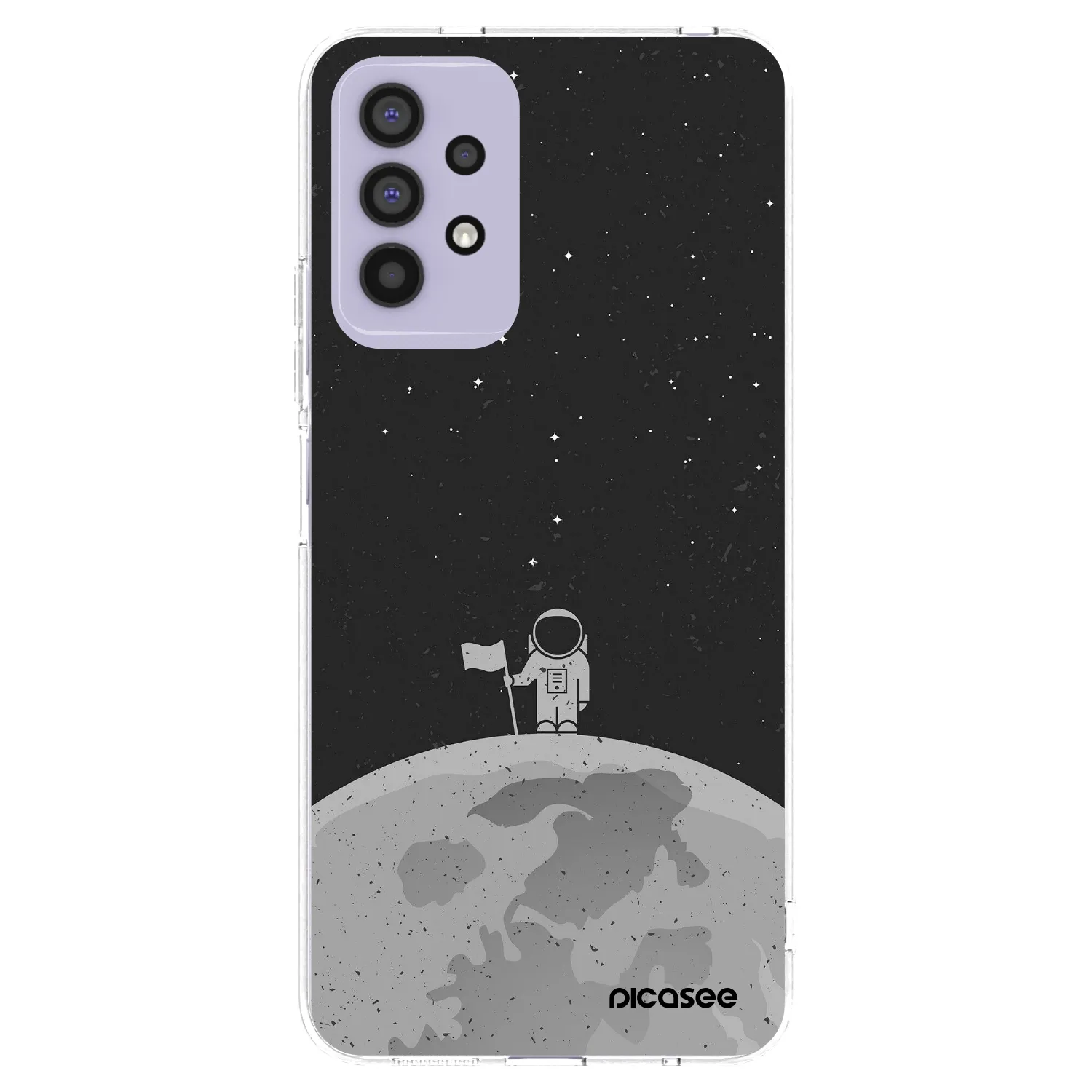 Picasee silikonový průhledný obal pro Samsung Galaxy A32 4G SM-A325F - Astronaut