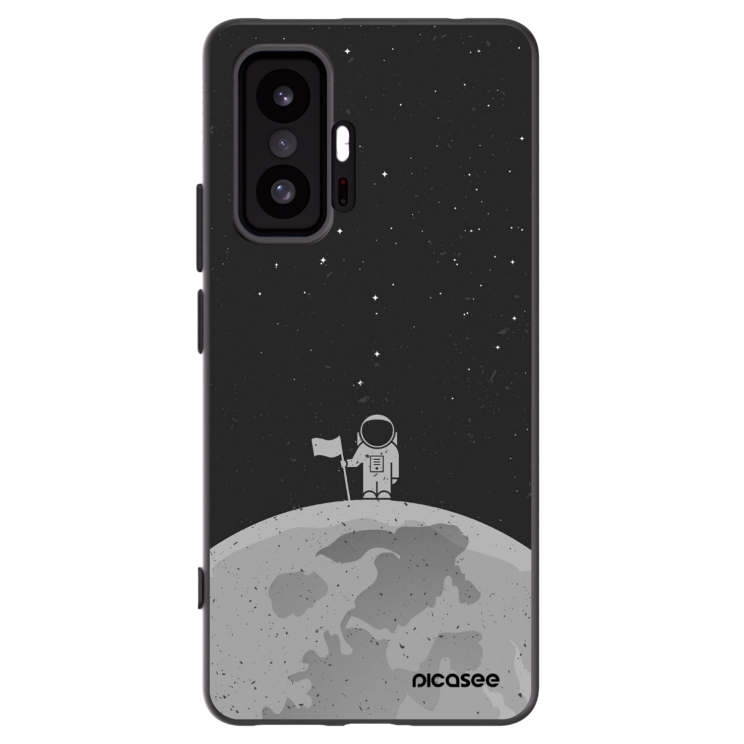 Picasee silikonový černý obal pro Xiaomi 11T - Astronaut