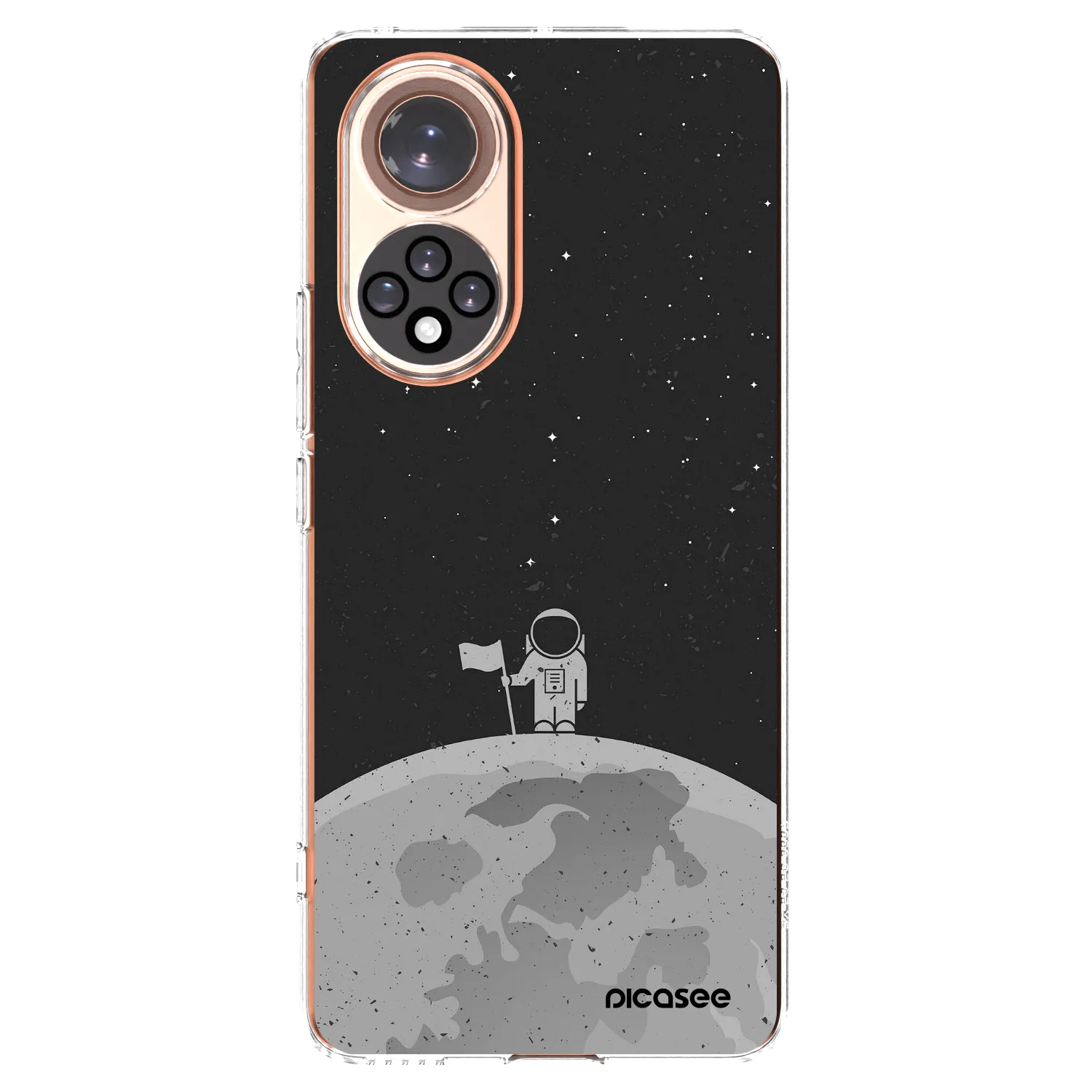 Picasee silikonový průhledný obal pro Honor 50 5G - Astronaut
