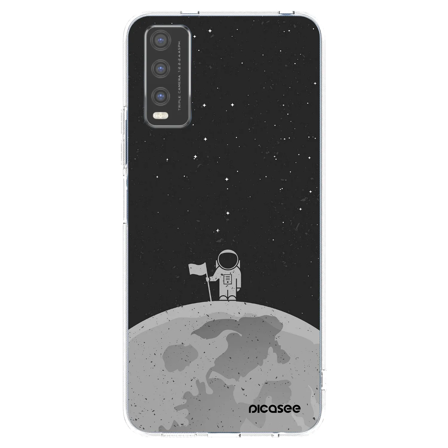 Picasee silikonový průhledný obal pro Vivo Y20s - Astronaut