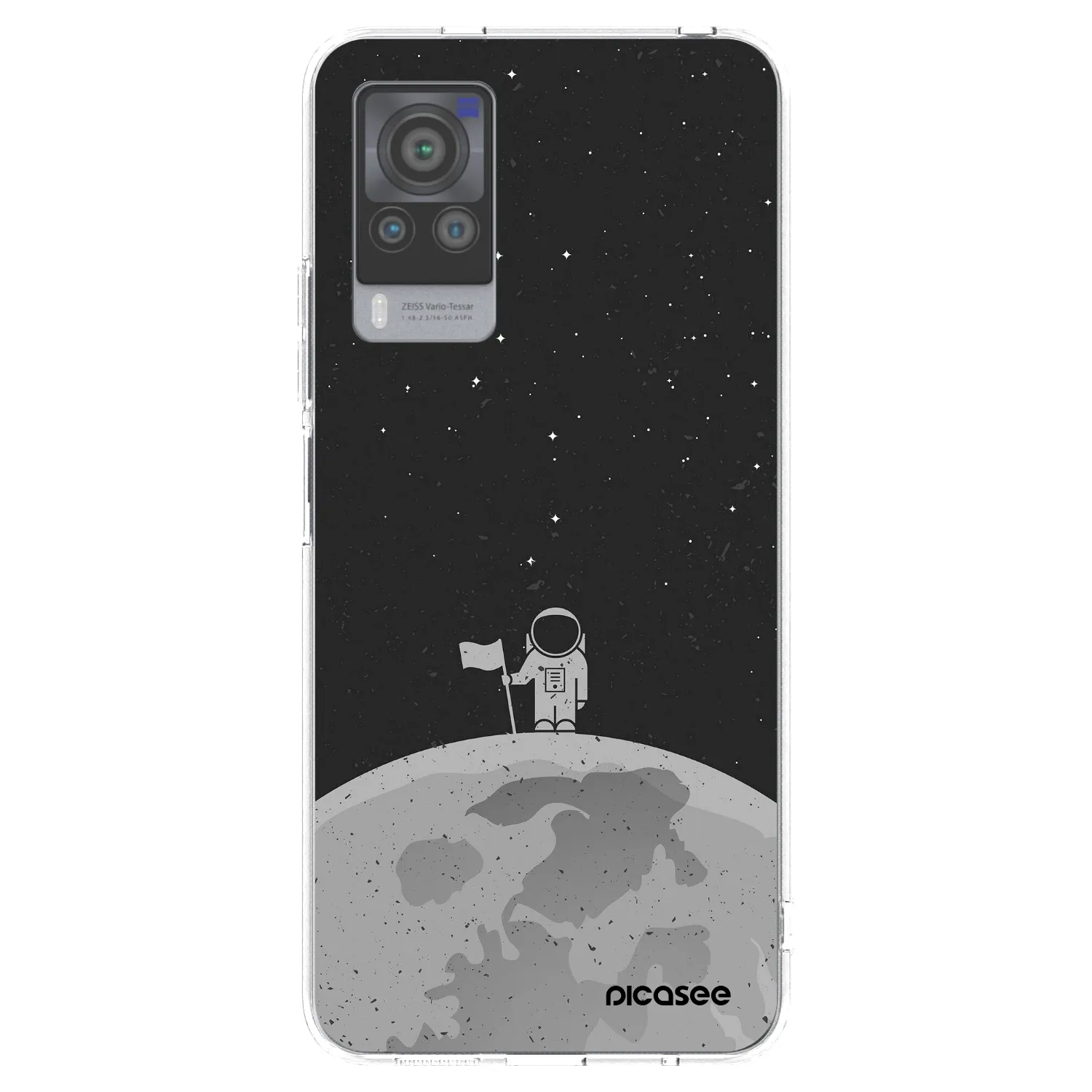 Picasee silikonový průhledný obal pro Vivo X60 Pro 5G - Astronaut