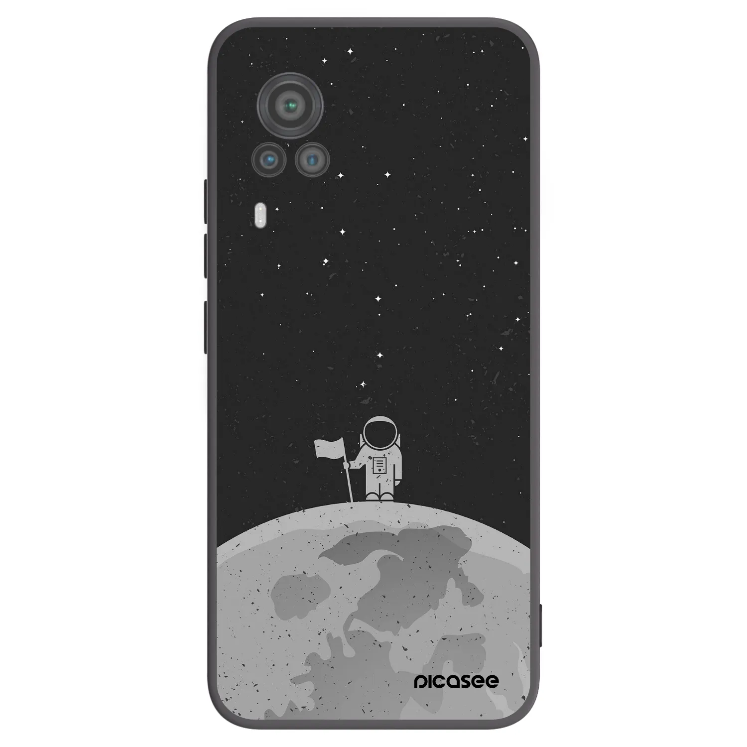 Picasee silikonový černý obal pro Vivo X60 Pro 5G - Astronaut
