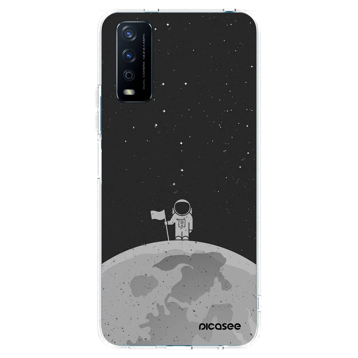 Picasee silikonový průhledný obal pro Vivo Y11s - Astronaut