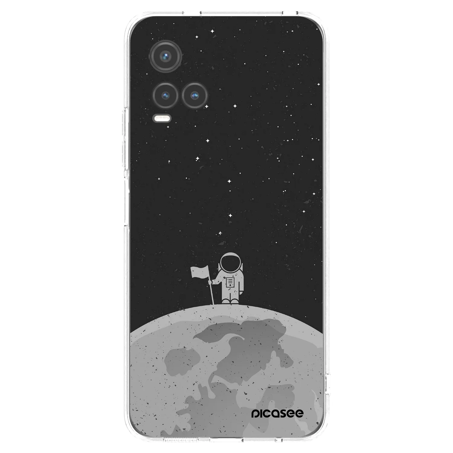 Picasee silikonový průhledný obal pro Vivo Y33s - Astronaut