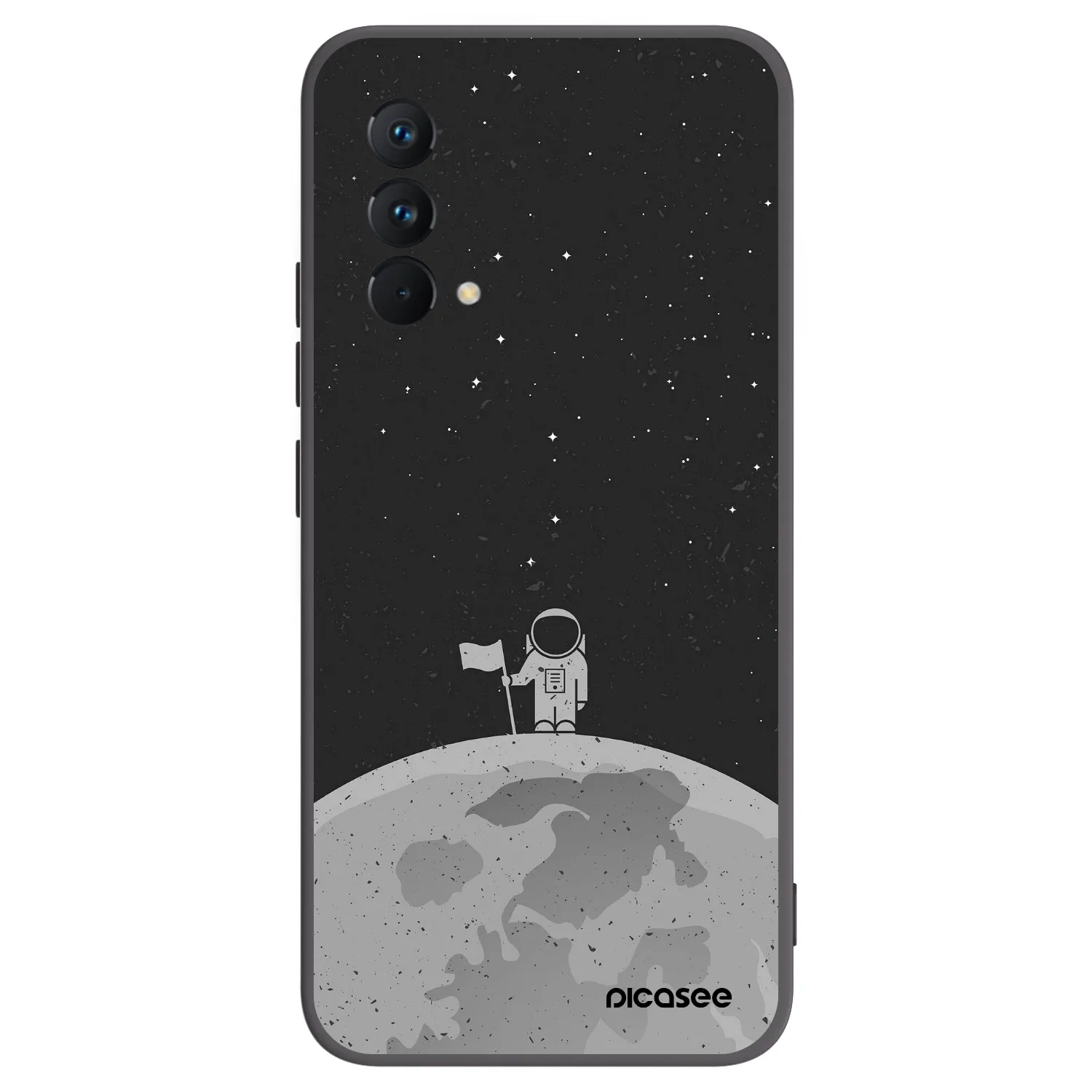 Picasee silikonový černý obal pro Realme GT Master Edition 5G - Astronaut