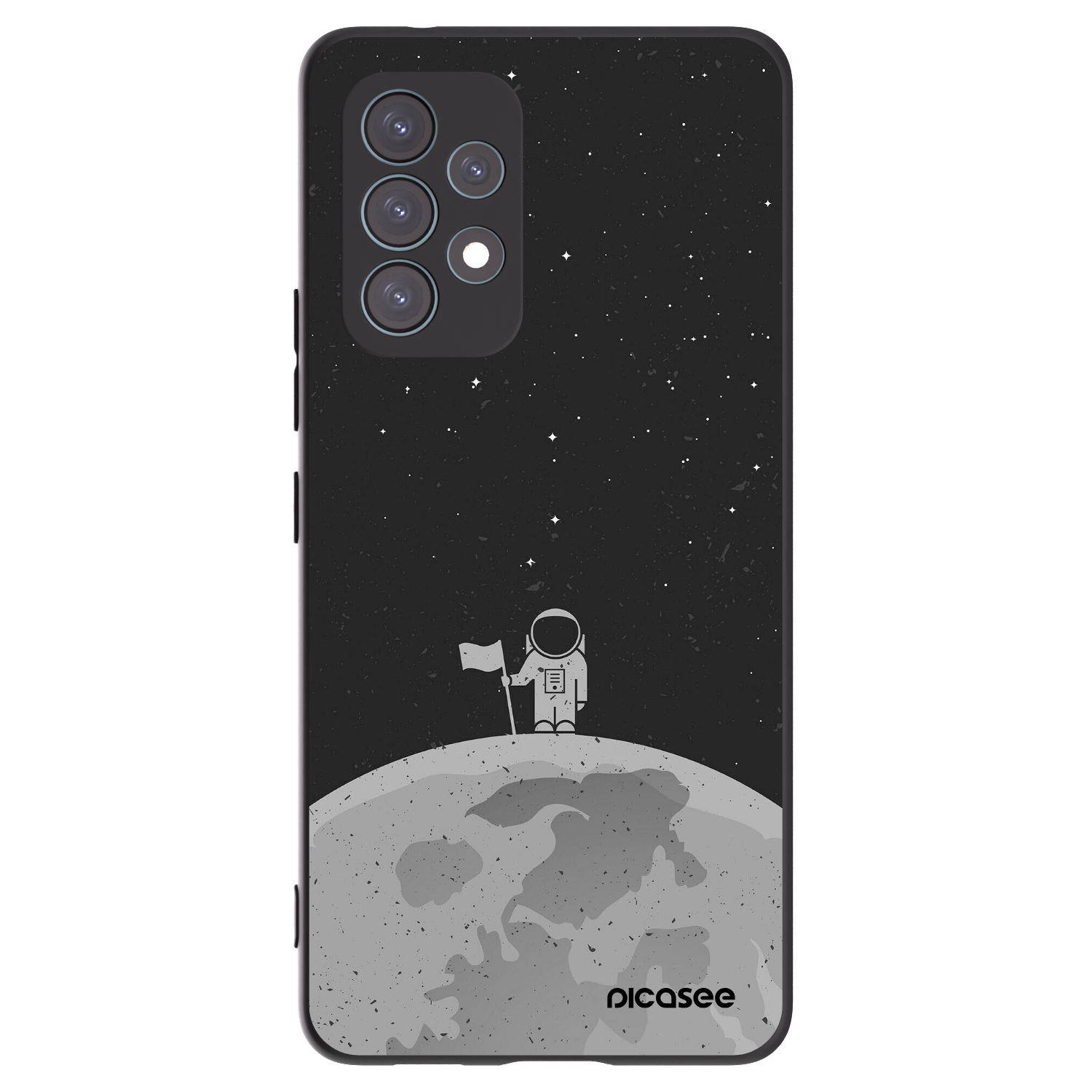 Picasee silikonový černý obal pro Samsung Galaxy A53 5G A536 - Astronaut