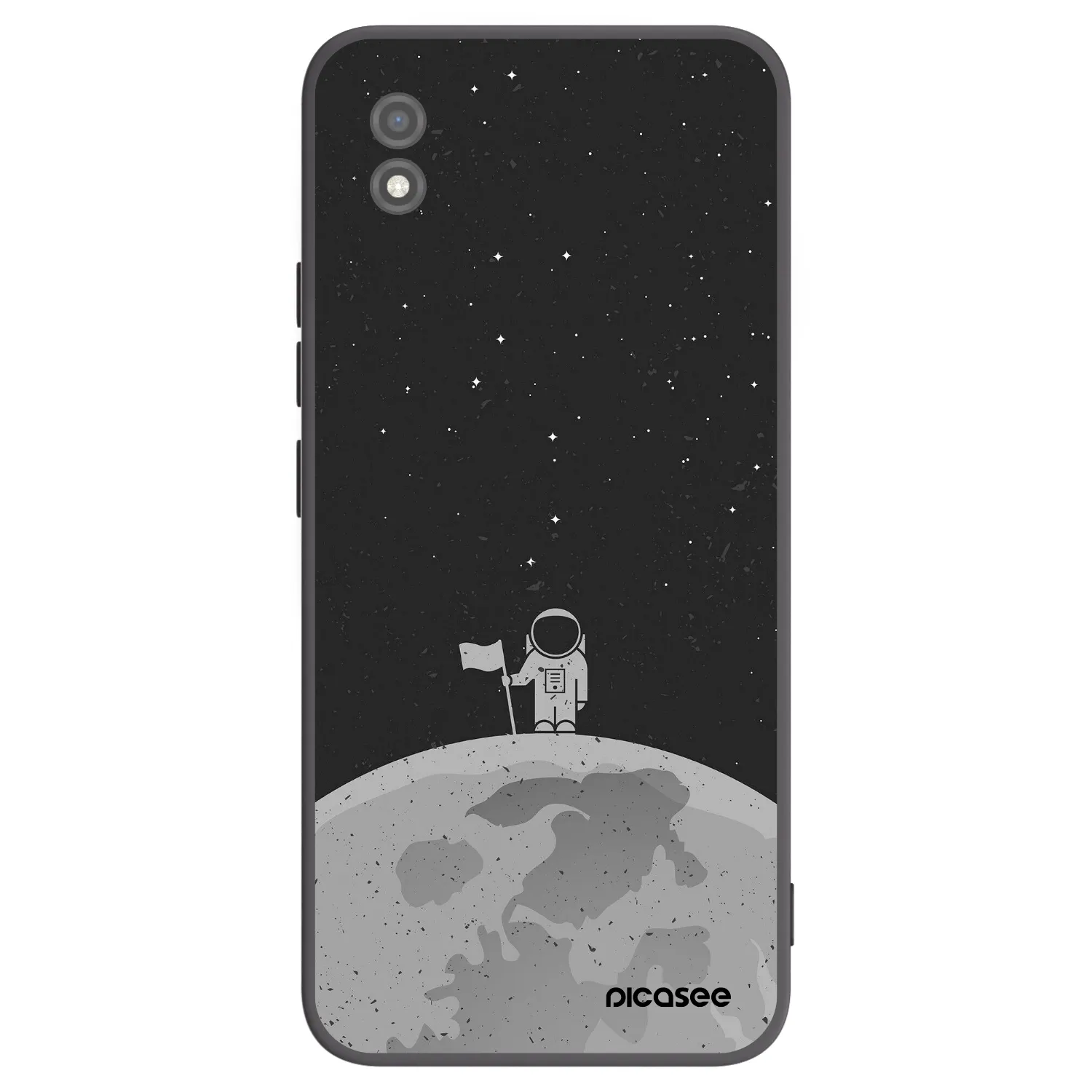 Picasee silikonový černý obal pro Realme C11 (2021) - Astronaut