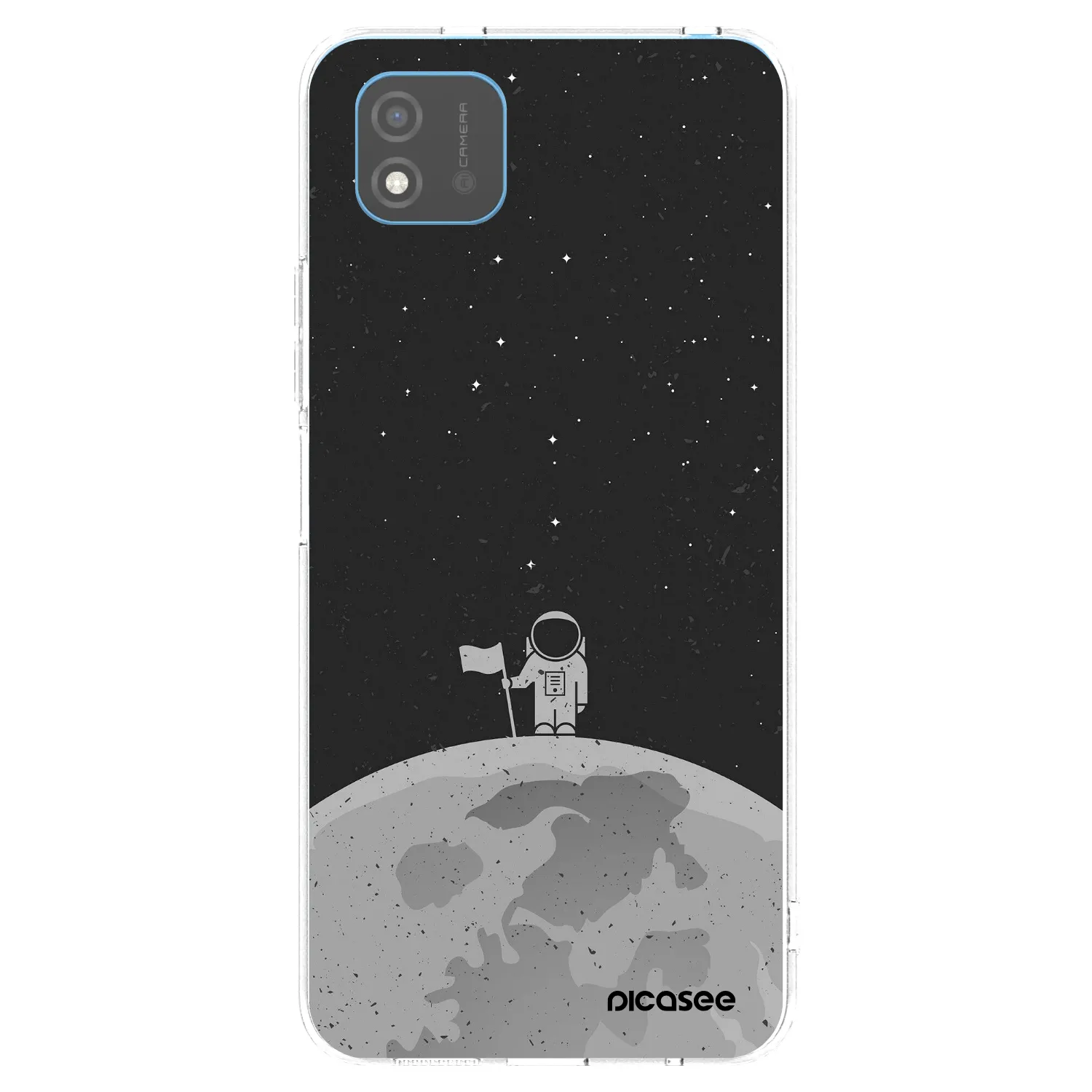 Picasee silikonový průhledný obal pro Realme C11 (2021) - Astronaut