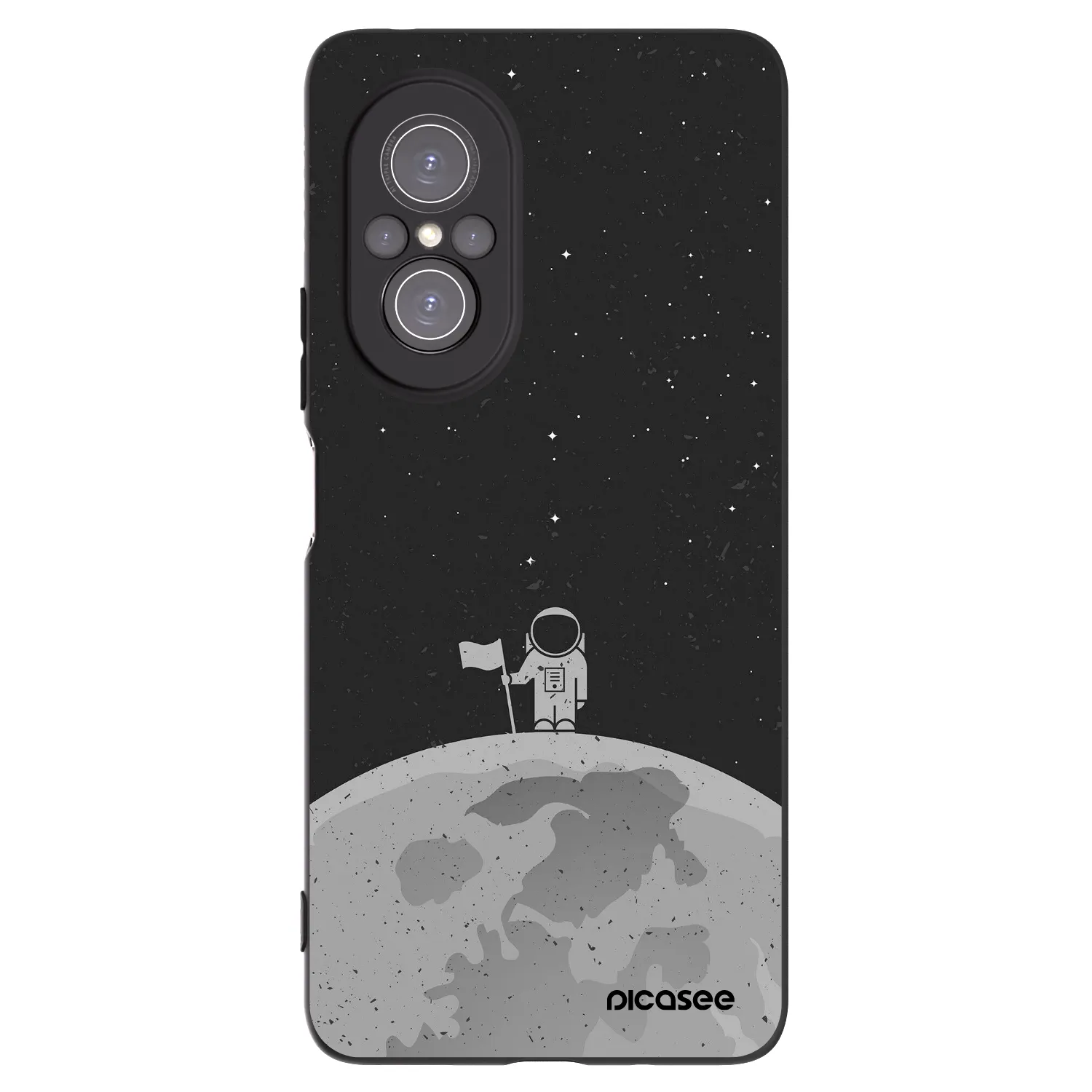 Picasee silikonový černý obal pro Huawei Nova 9 SE - Astronaut