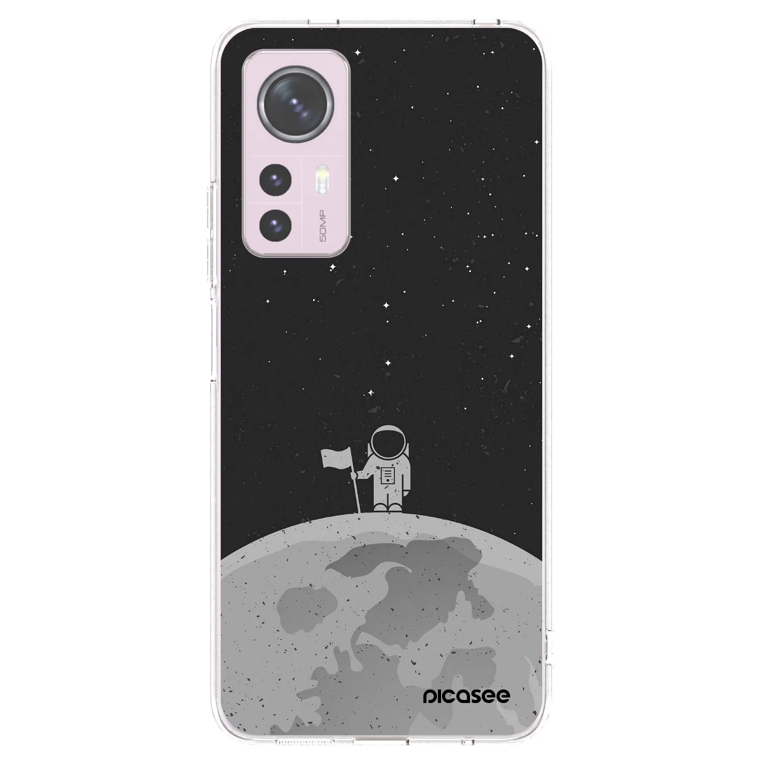 Picasee silikonový průhledný obal pro Xiaomi 12 - Astronaut