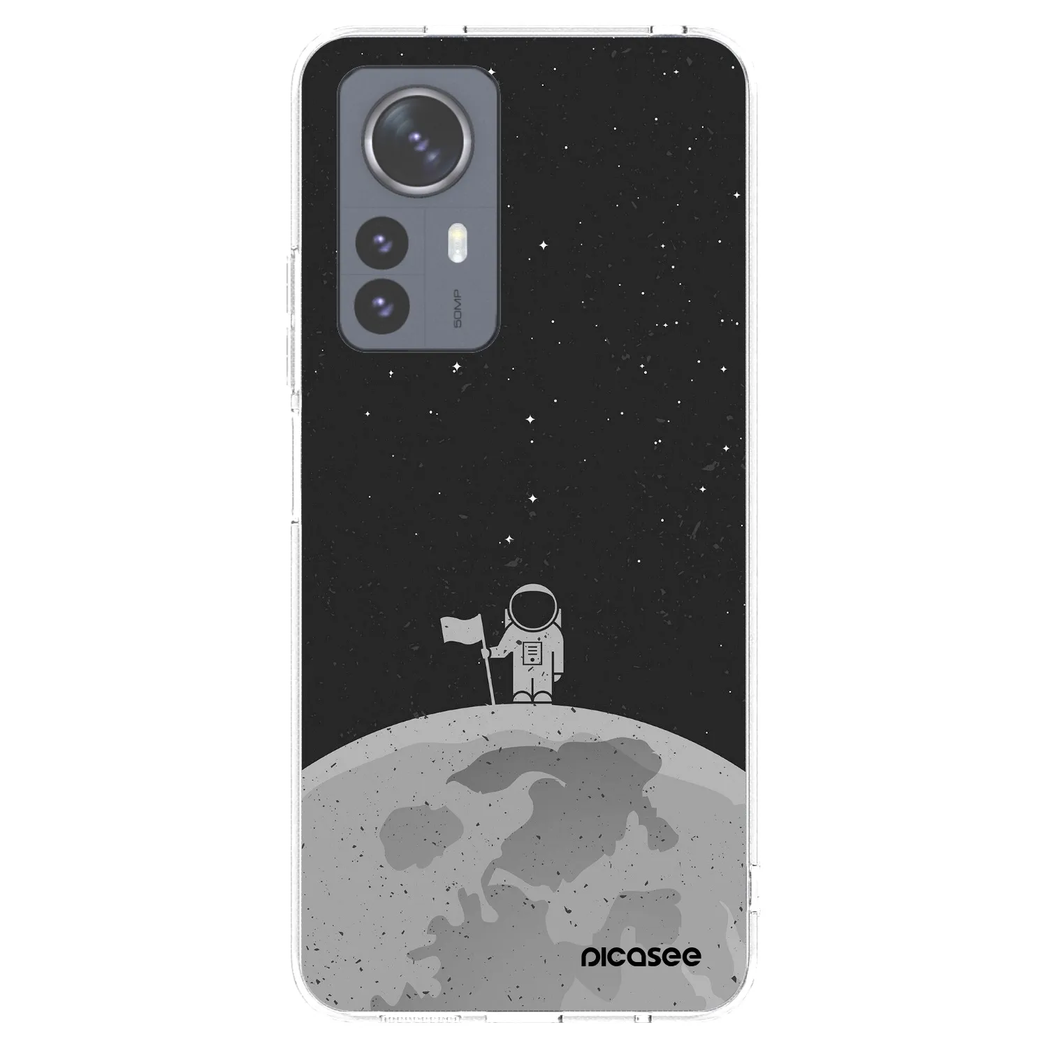 Picasee silikonový průhledný obal pro Xiaomi 12 Pro - Astronaut