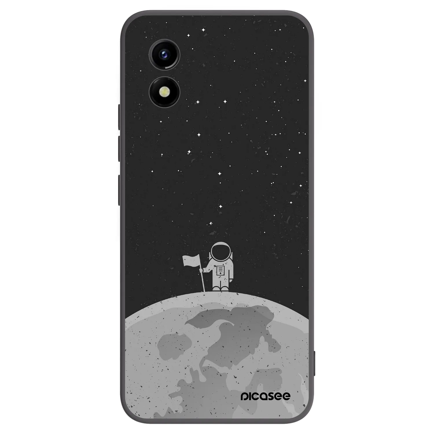 Picasee silikonový černý obal pro Vivo Y01 - Astronaut