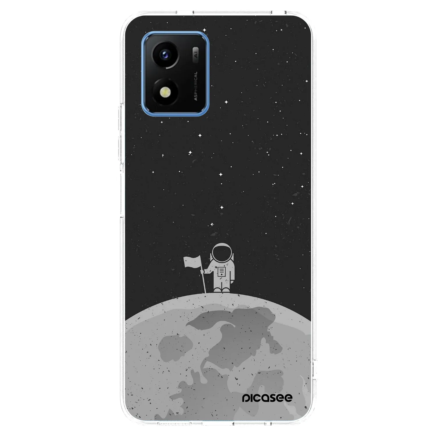 Picasee silikonový průhledný obal pro Vivo Y01 - Astronaut