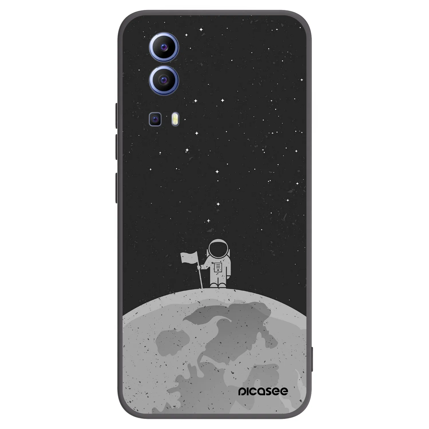 Picasee silikonový černý obal pro Vivo Y52 5G - Astronaut