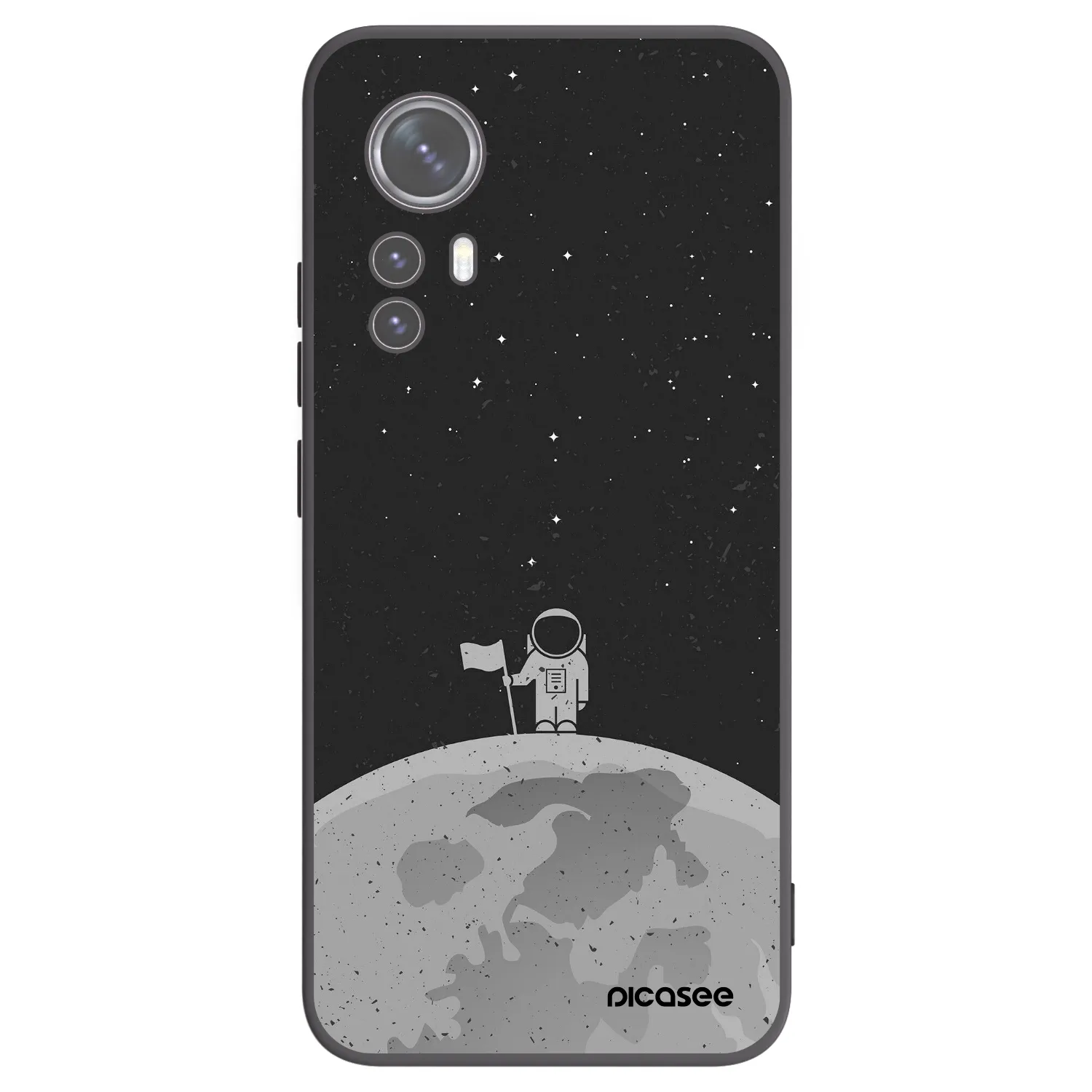 Picasee silikonový černý obal pro Xiaomi 12X - Astronaut