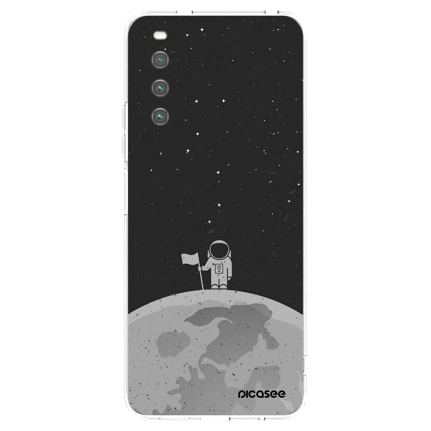 Picasee silikonový průhledný obal pro Sony Xperia 10 IV 5G - Astronaut