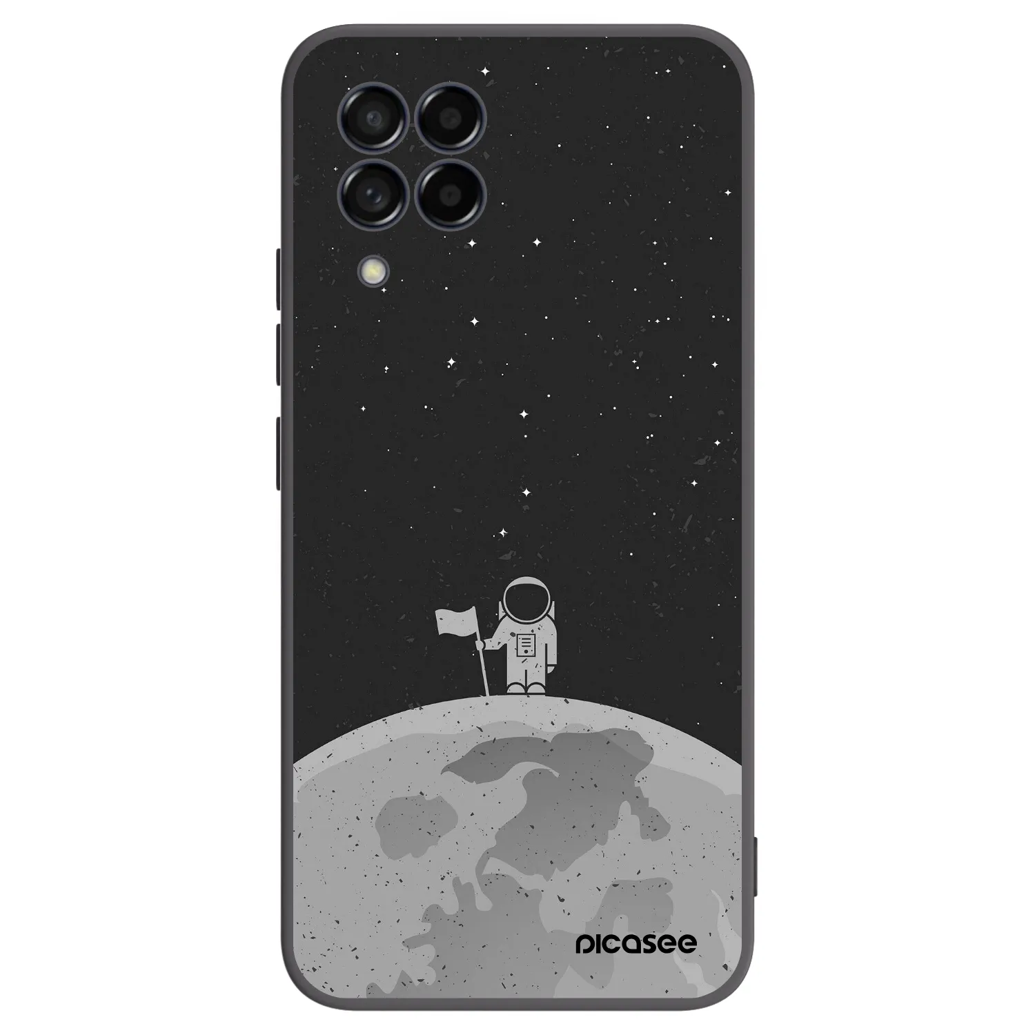Picasee silikonový černý obal pro Samsung Galaxy M53 5G - Astronaut