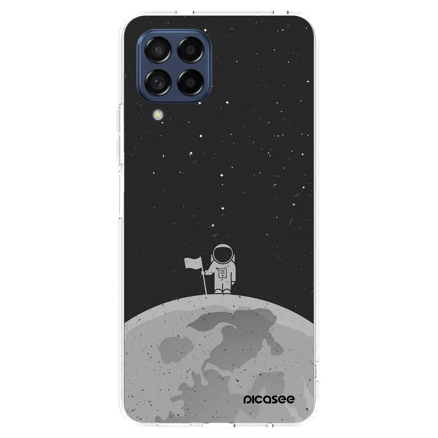Picasee silikonový průhledný obal pro Samsung Galaxy M53 5G - Astronaut