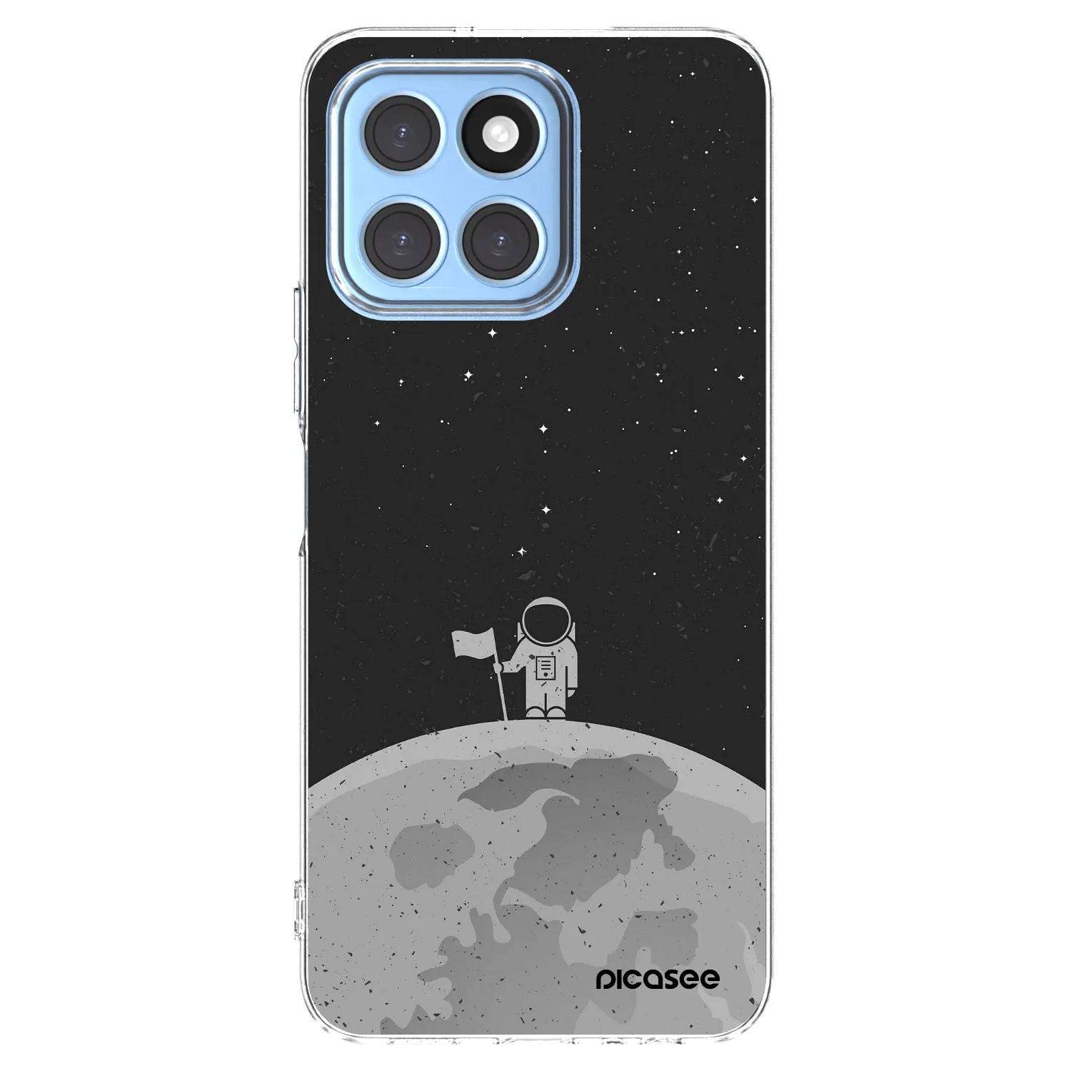 Picasee silikonový průhledný obal pro Honor X8 5G - Astronaut