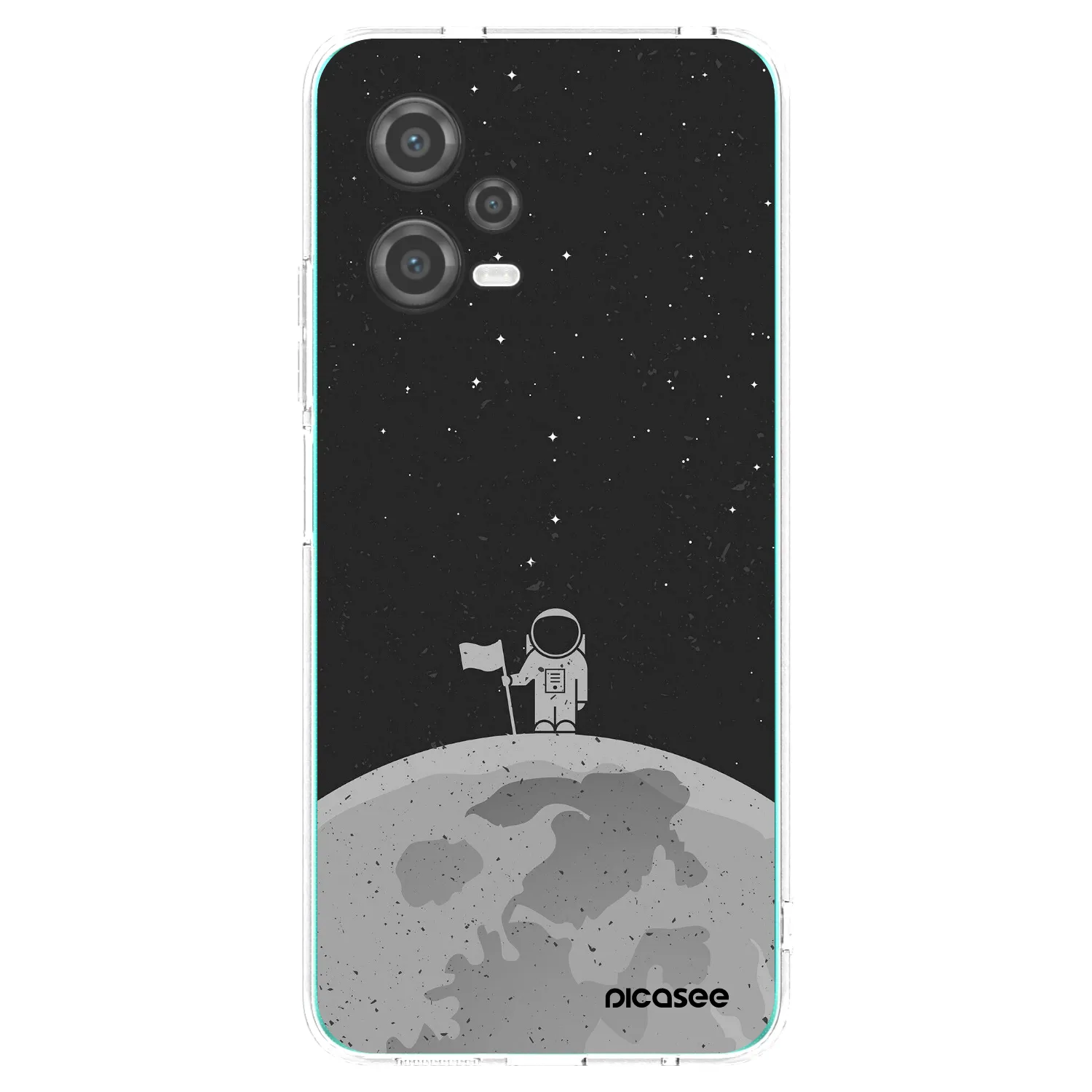 Picasee silikonový průhledný obal pro Xiaomi Poco X5 - Astronaut