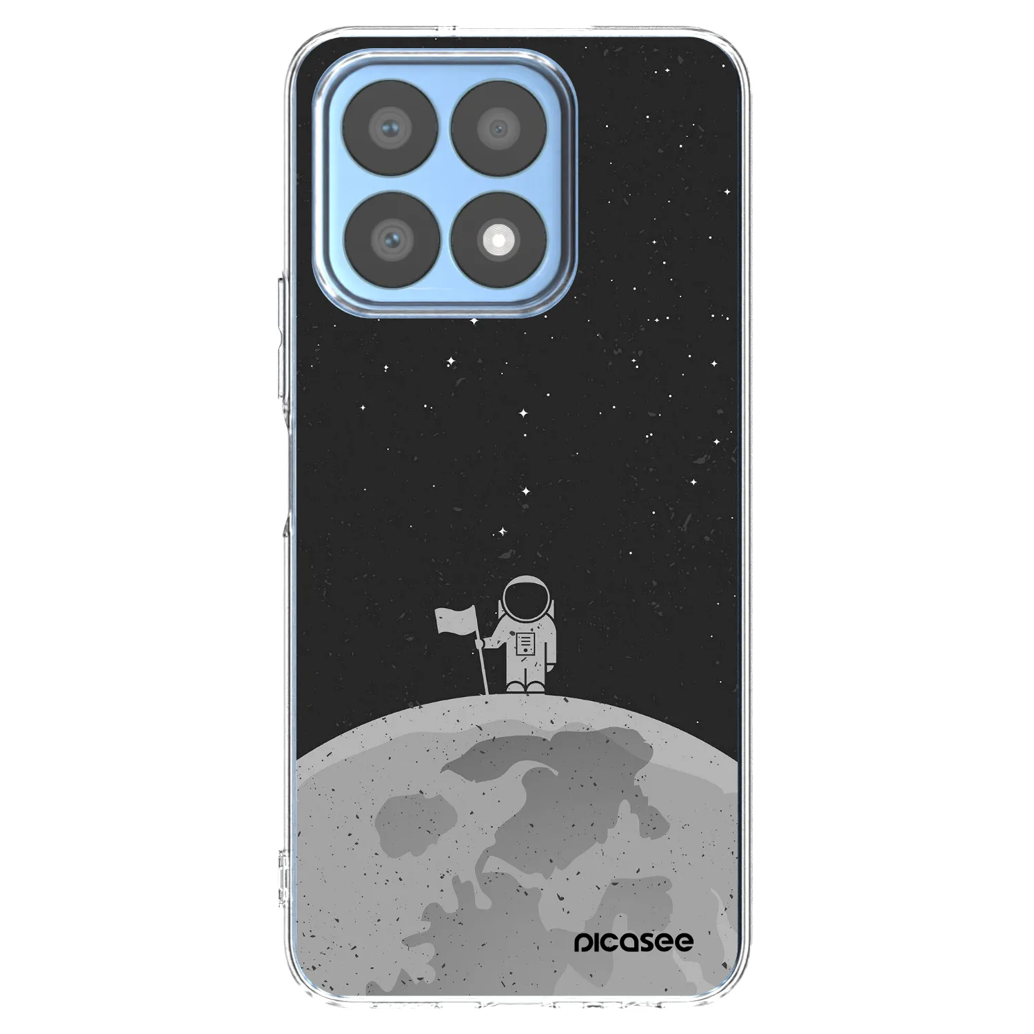 Picasee silikonový průhledný obal pro Honor X8a - Astronaut
