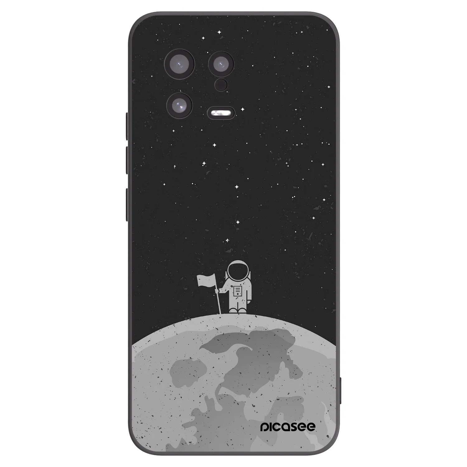 Picasee silikonový černý obal pro Xiaomi 13 - Astronaut