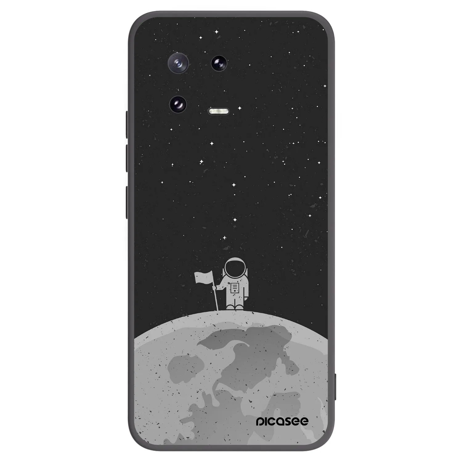 Picasee silikonový černý obal pro Xiaomi 13 Pro - Astronaut