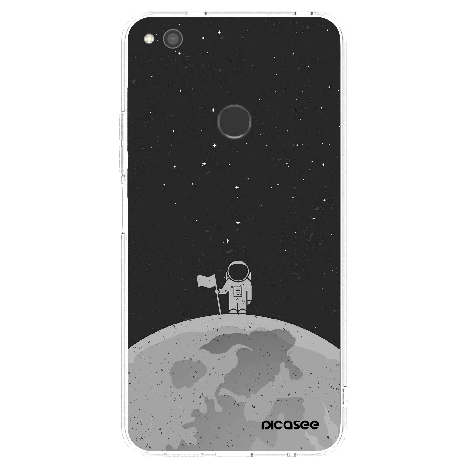 Picasee silikonový průhledný obal pro Huawei P9 Lite 2017 - Astronaut